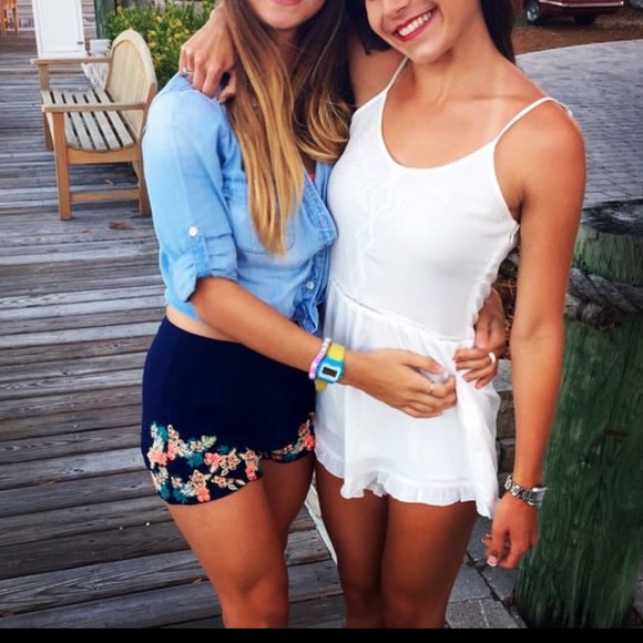 White mink pink small romper worn once- bought from local boutique - Picture 1 of 4